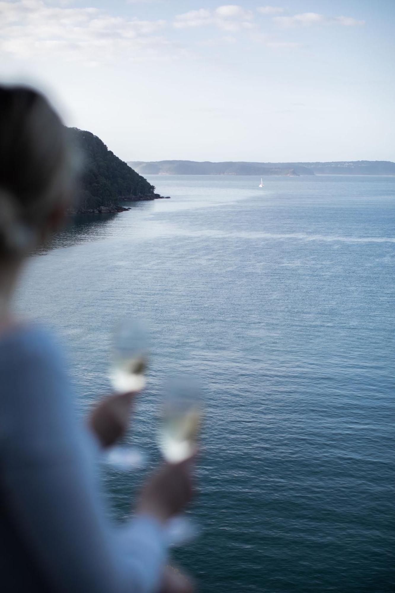Cape Mackerel Cabin With Magic Palm Beach & Pittwater Views Villa Great Mackerel Beach Luaran gambar