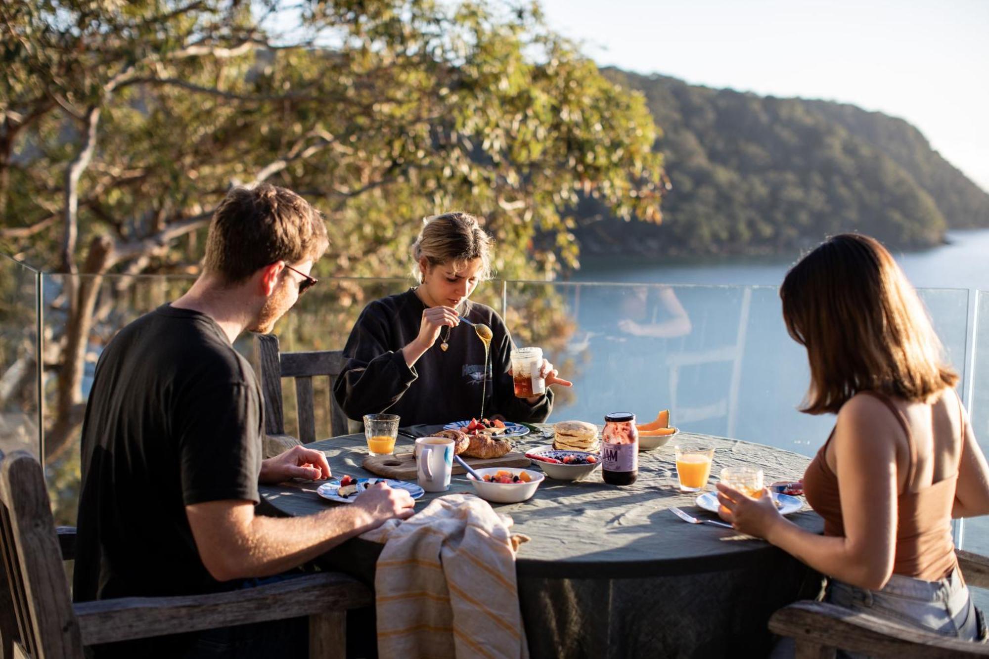 Cape Mackerel Cabin With Magic Palm Beach & Pittwater Views Villa Great Mackerel Beach Luaran gambar